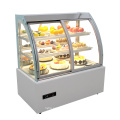 luxury usa square refrigerated hot selling cake showcase with led lighting